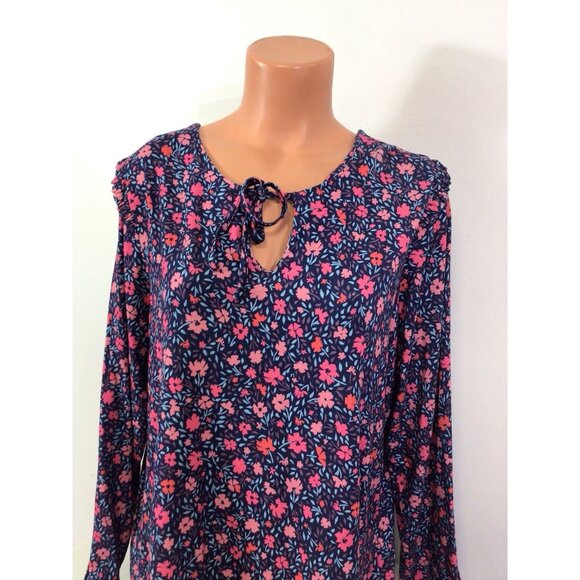 Woolovers Floral Blouse Shirt Womens Large New - Picture 2 of 10